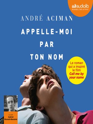 Appelle-moi par ton nom - Audiobook